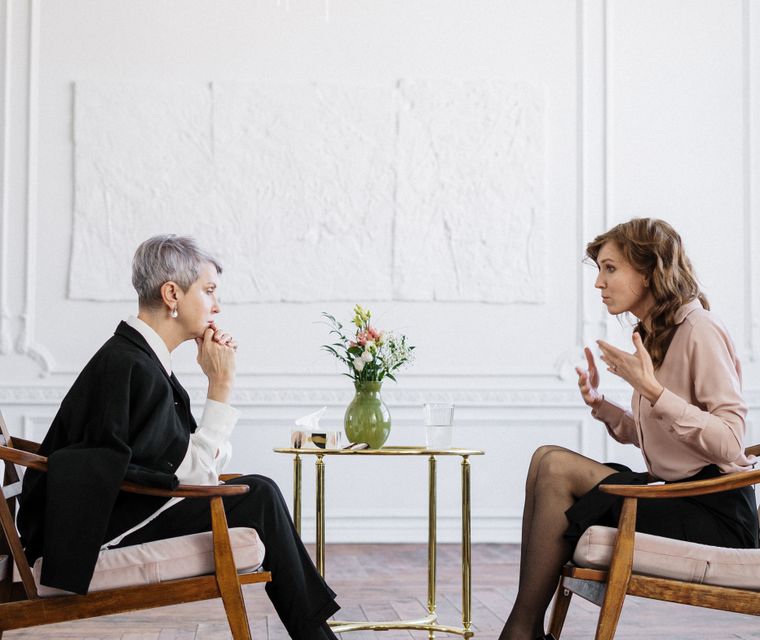 A compassionate psychiatric evaluation session