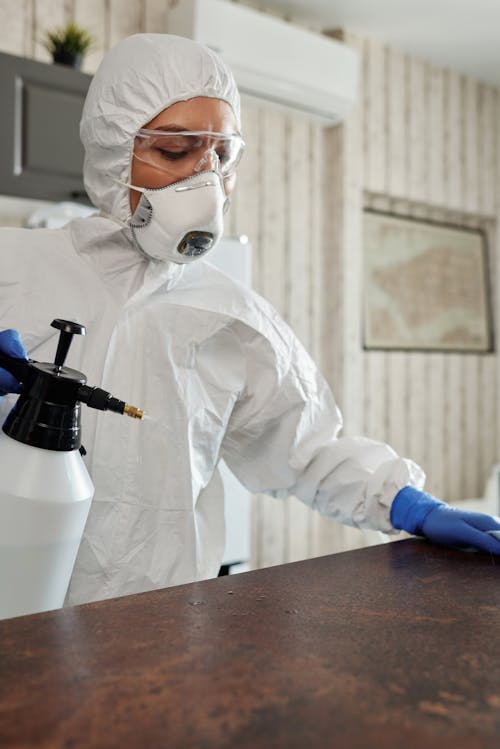 Free Photo Of Person Wearing Protective Suit Stock Photo