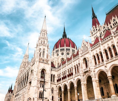 低角度拍攝, 匈牙利, 匈牙利議會大樓 的 免費圖庫相片