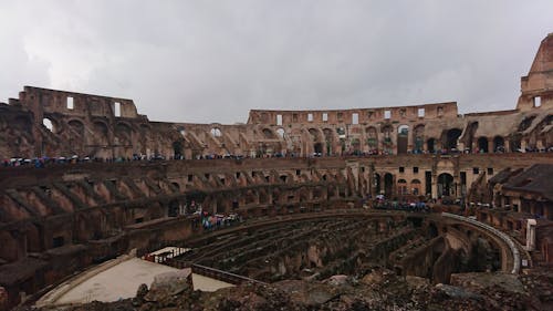 A Monumental Colosseum In Rome