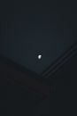 White Round Light on Ceiling