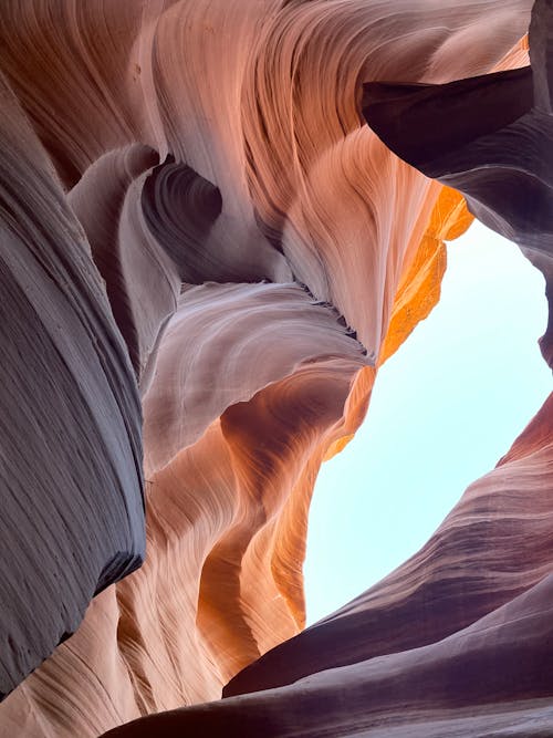Gratis lagerfoto af antelope canyon, baggrund, geologisk formation Lagerfoto