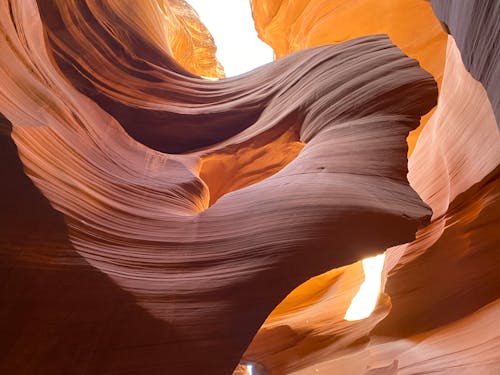 Gratis lagerfoto af antelope canyon, baggrund, geologisk formation Lagerfoto