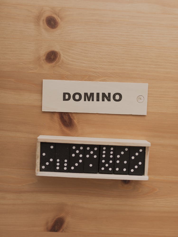 Box Of Domino With Lid