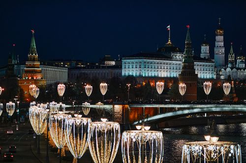Free stock photo of center, kremlin, night Stock Photo