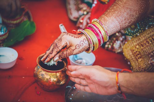 Free Traditional Indian Wedding Ceremony Stock Photo