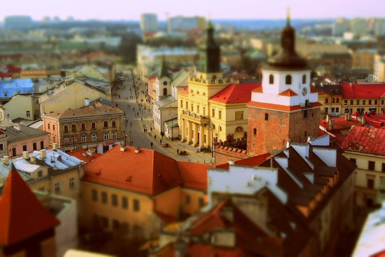 A View Of The Old Town In Lublin, Poland