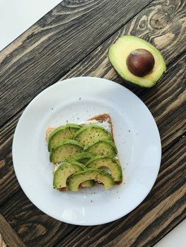 Toast avocat-œuf