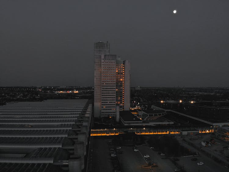 Concrete Building During Night Time