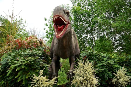 Brown T-rex Statue