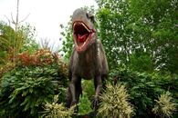 Brown T-rex Statue