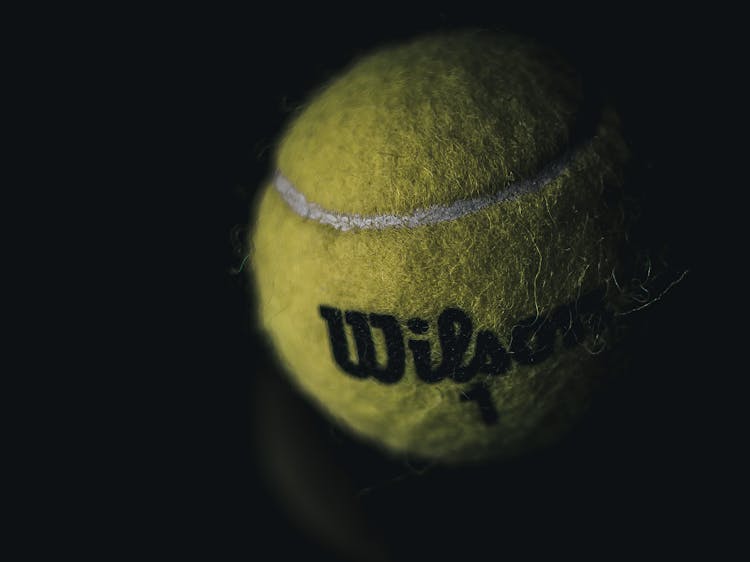 Wilson Tennis Ball Close-up