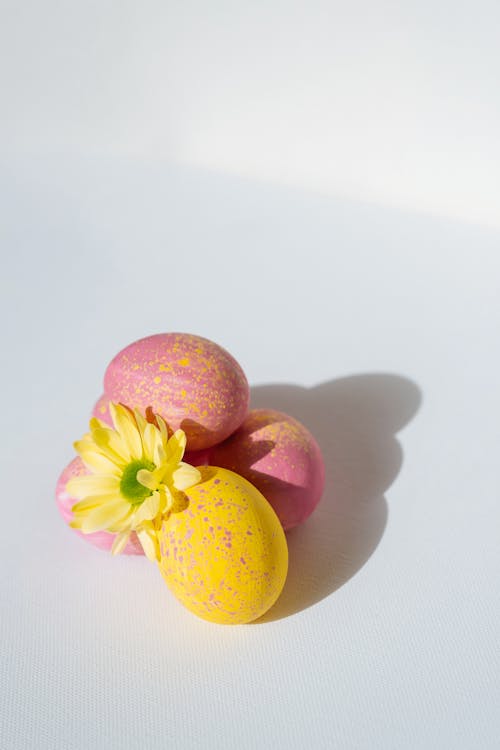 Foto profissional grátis de amarelo, cor-de-rosa, Feliz Páscoa