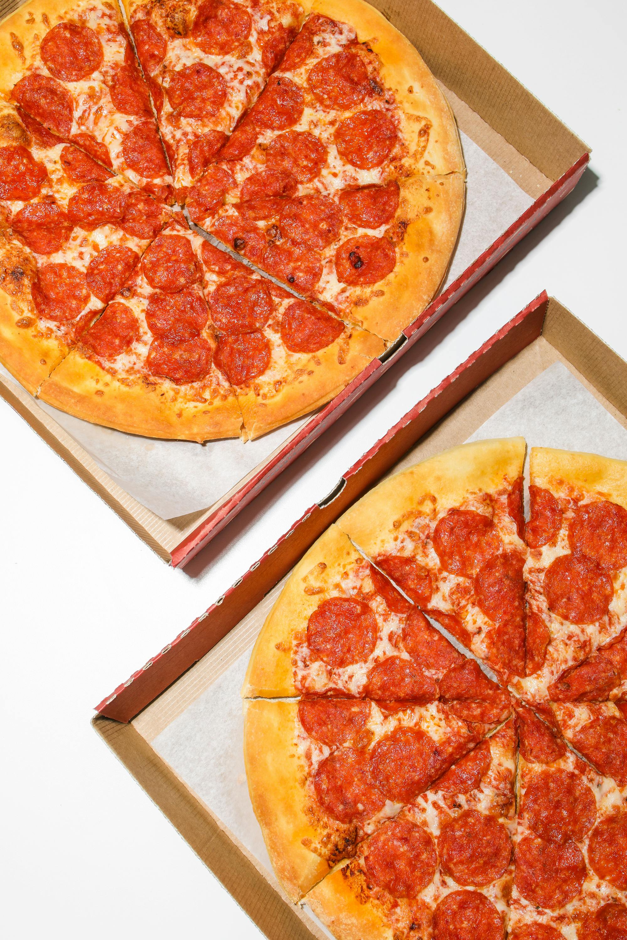 Pizzas In Brown Carton Boxes \u00b7 Free Stock Photo