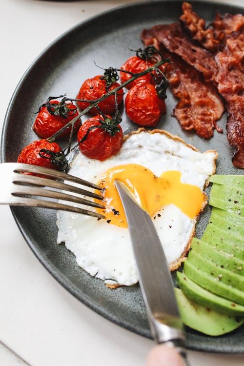 Foto profissional grátis de alimento, bacon, café da manhã