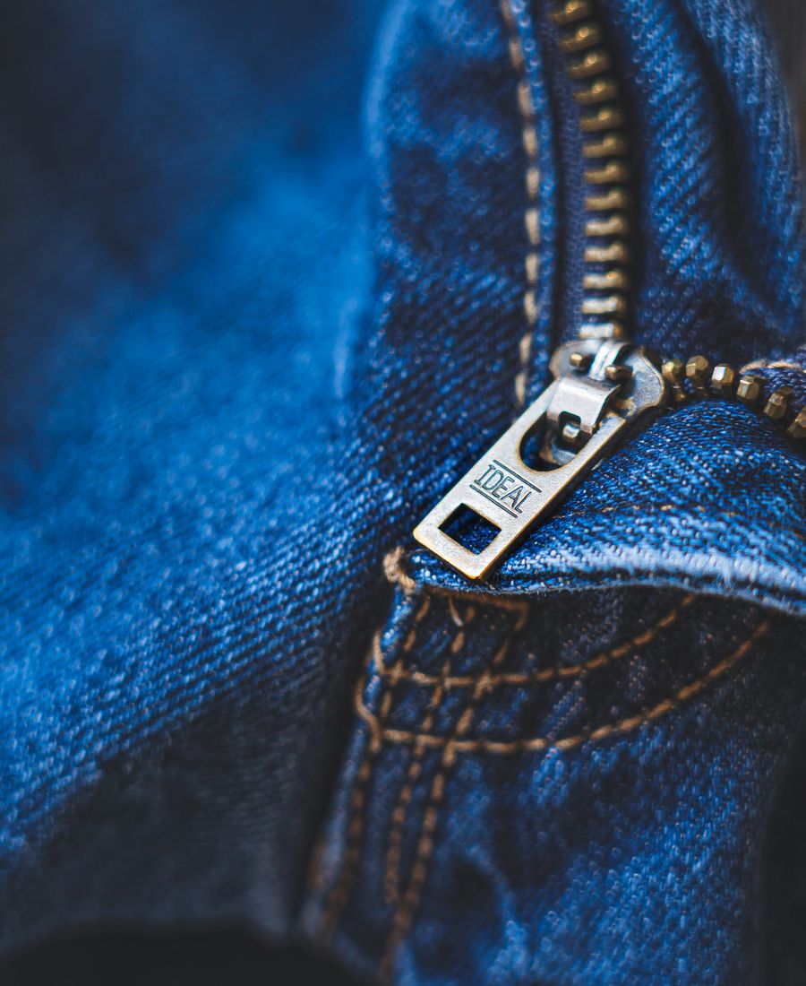 STITCHING macro detail of Purity Sports garment
