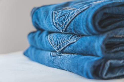 Free Blue Denim Jeans Stock Photo