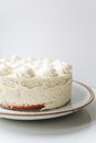 Photo Of White Cake On Ceramic Plate