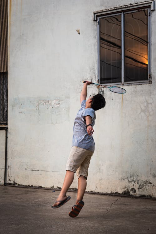 Immagine gratuita di allenamento, attività, badminton
