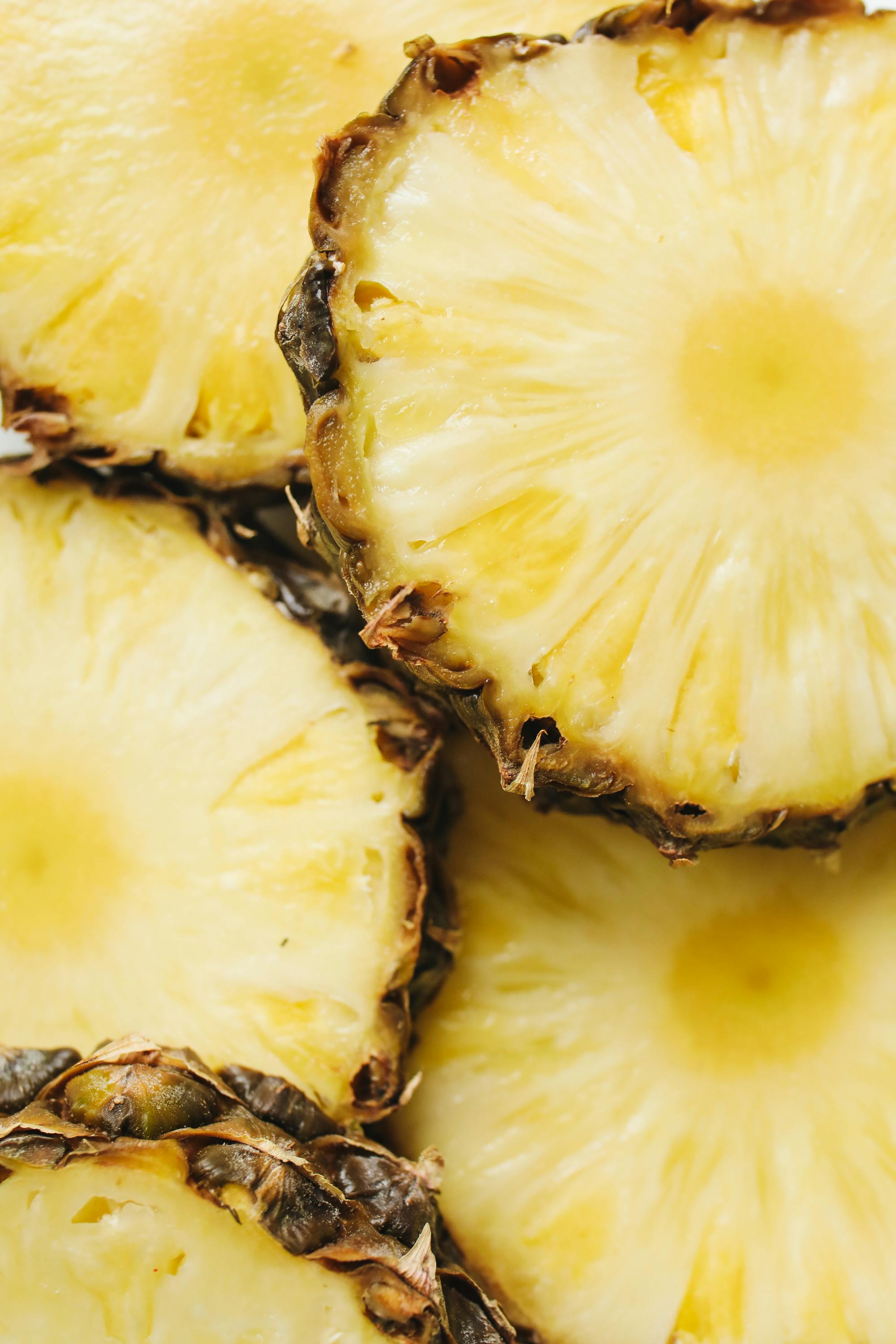 CloseUp Photo Of Sliced Pineapple · Free Stock Photo