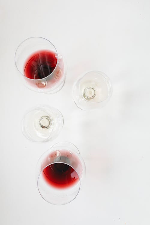 Photo Of  Wine Glasses With Red Wine