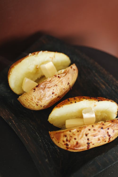 Free Close-Up Photo Of Sliced Potato Stock Photo