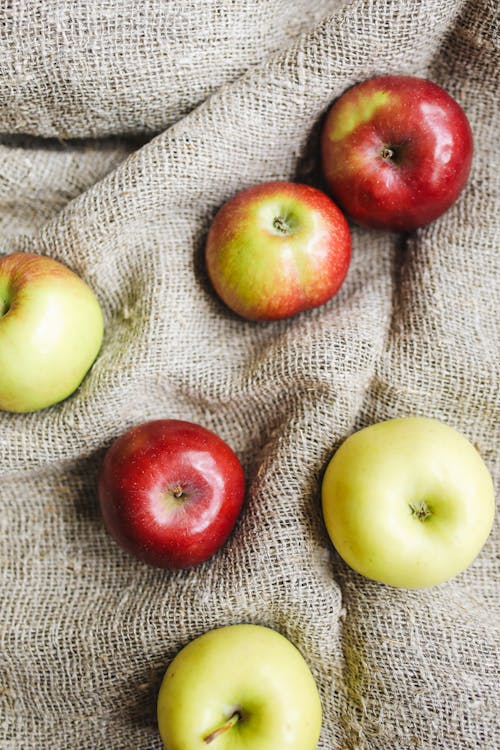 Foto stok gratis apel, apel hijau, apel merah
