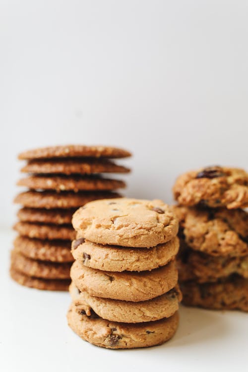 Free Photo Of Stacked Cookies Stock Photo