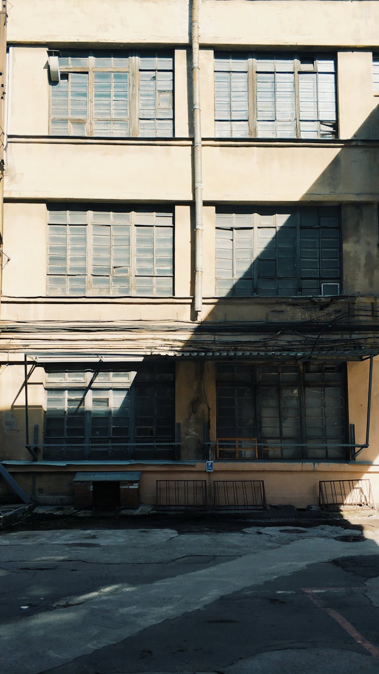 Old Building With Glass Windows