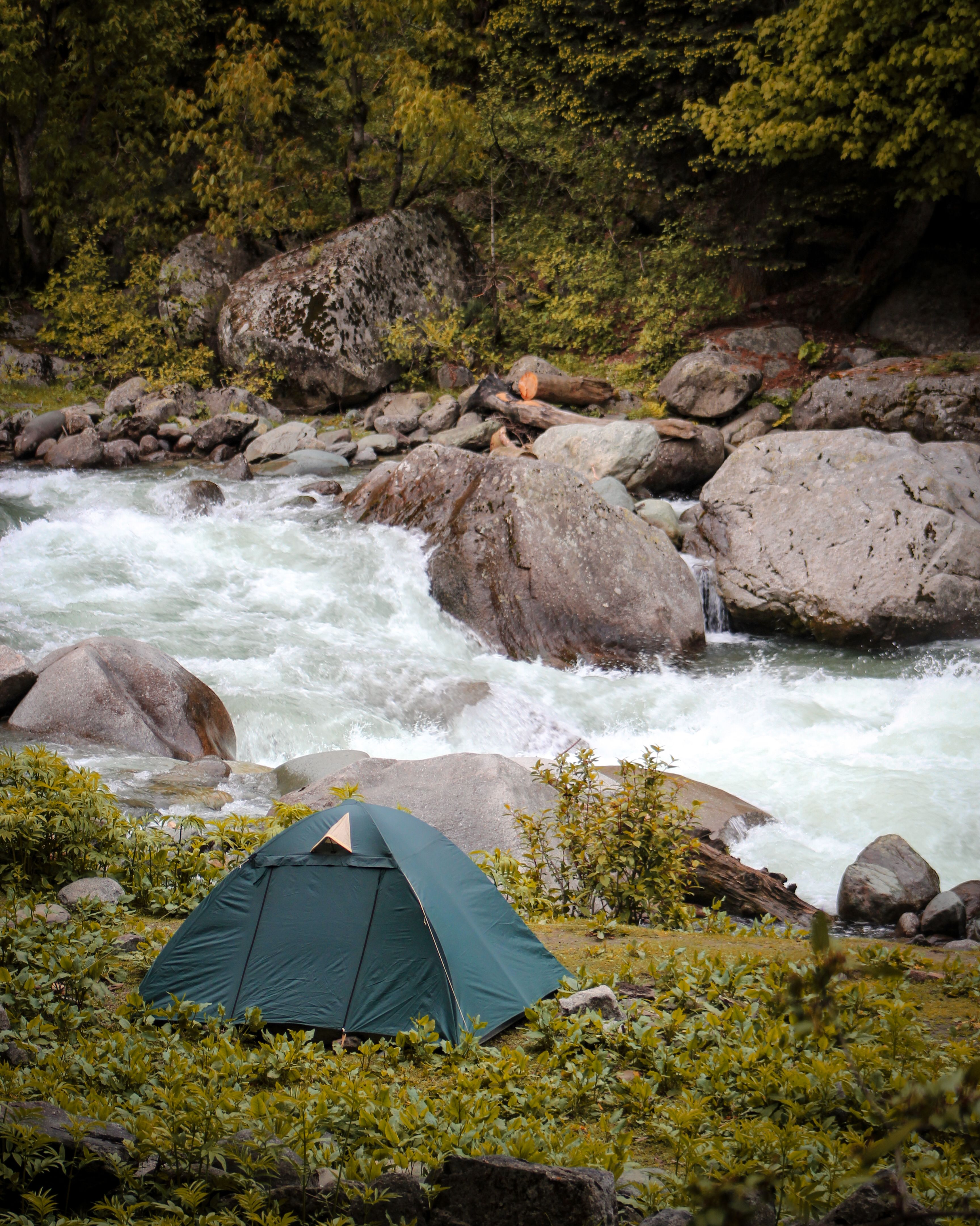 Fisherman enjoying Riverfront Campground