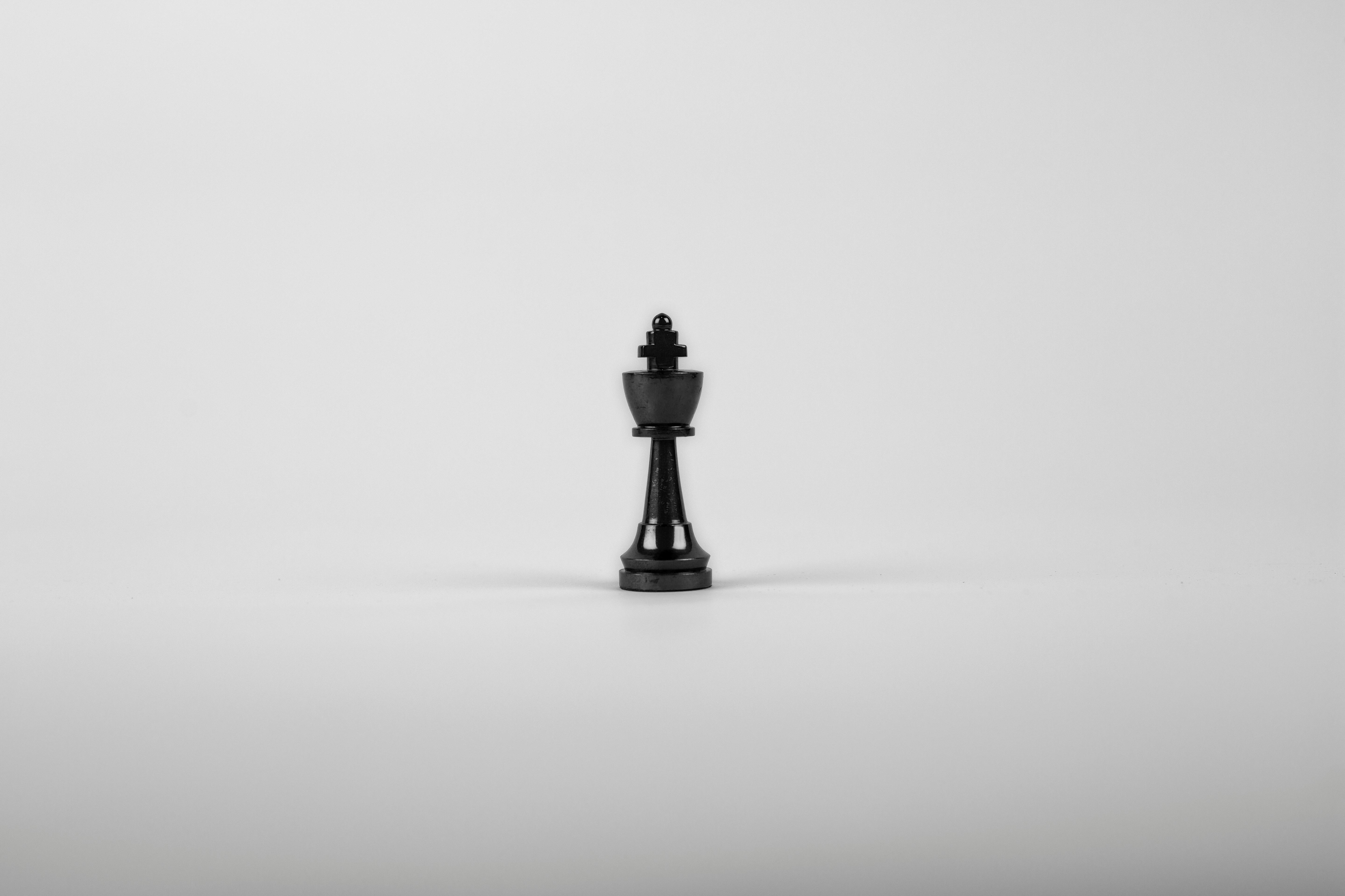 King Queen - Black And White - Chess Wallpaper Download