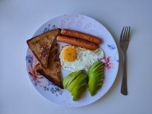 Photo Of Food On Ceramic Plate