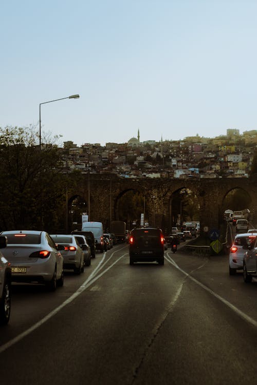 Heavy Road Traffic in the City