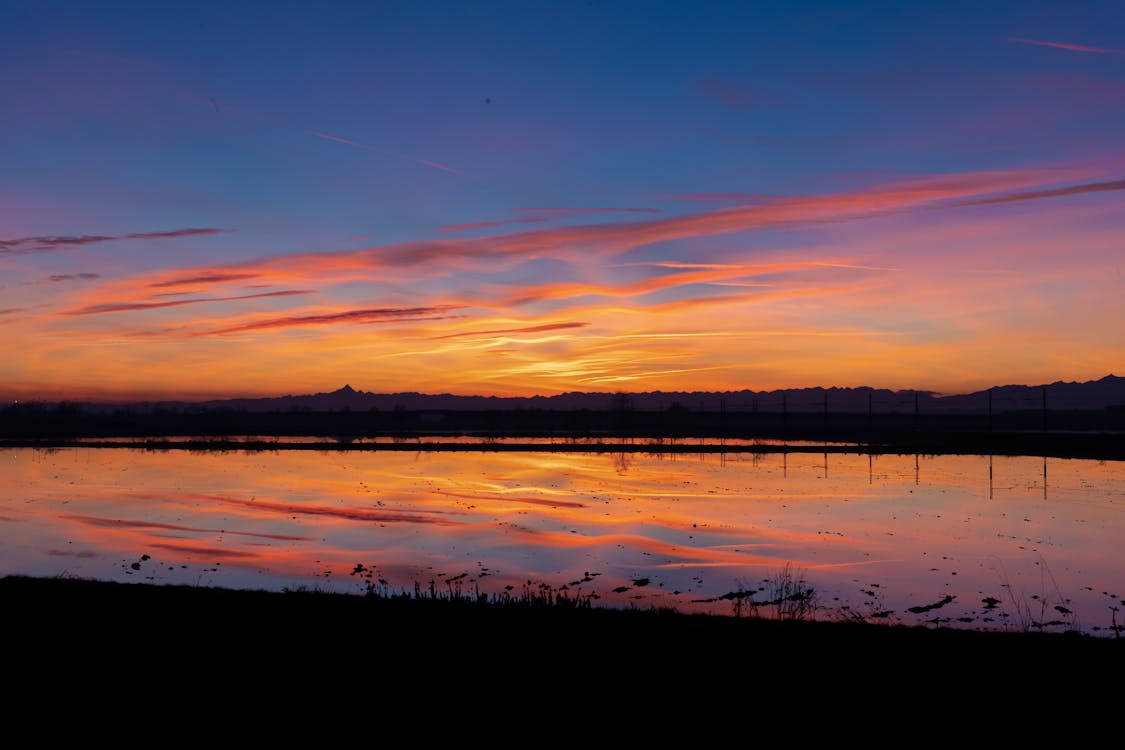 Body of Water during Sunset