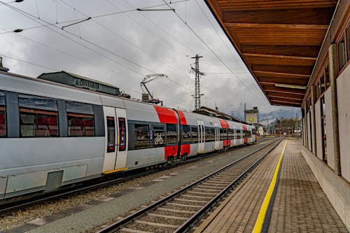 A Train on The Station