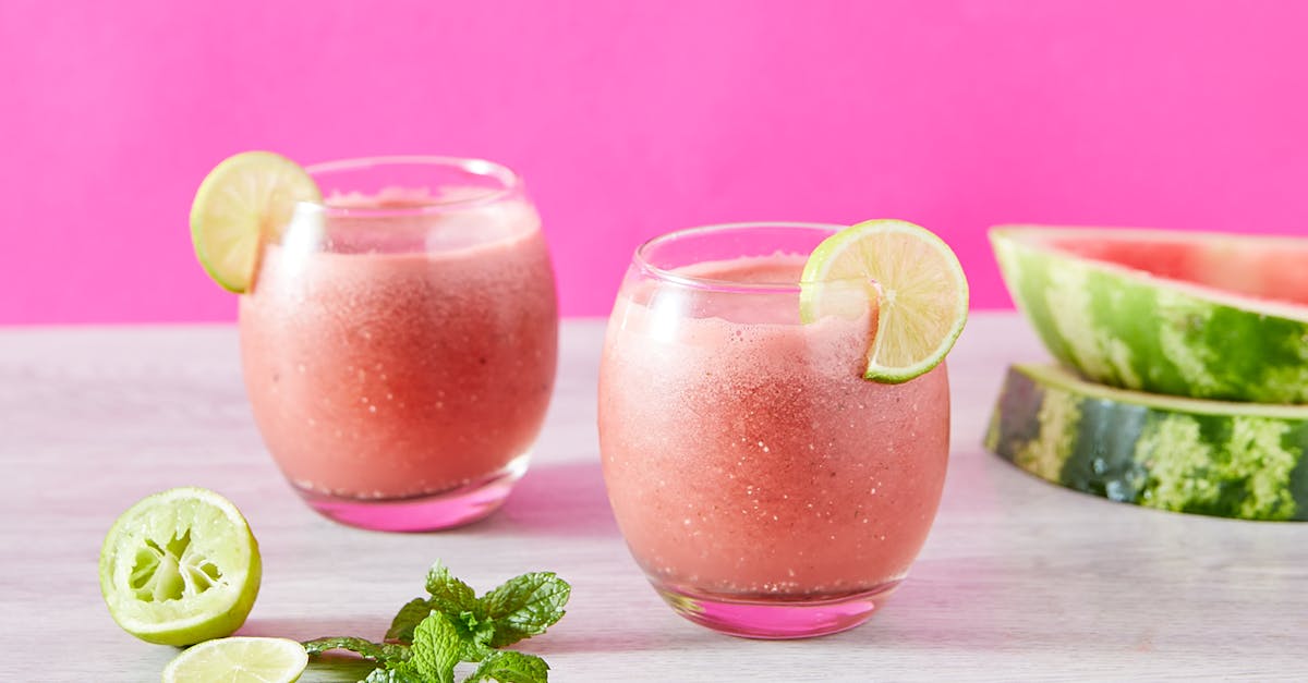 Watermelon Agave Cooler Smoothie