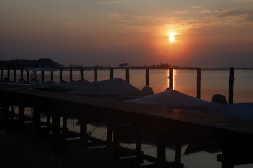 Free stock photo of abendsonne, adriatisches meer, blick auf den sonnenuntergang Stock Photo