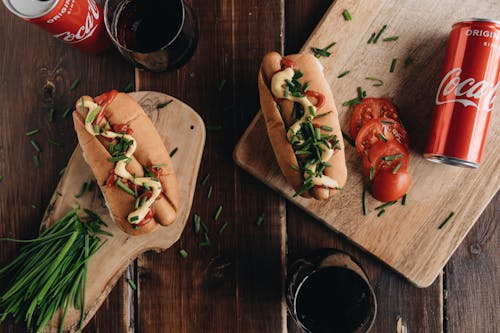 domates, düz döşeme, Fast food içeren Ücretsiz stok fotoğraf