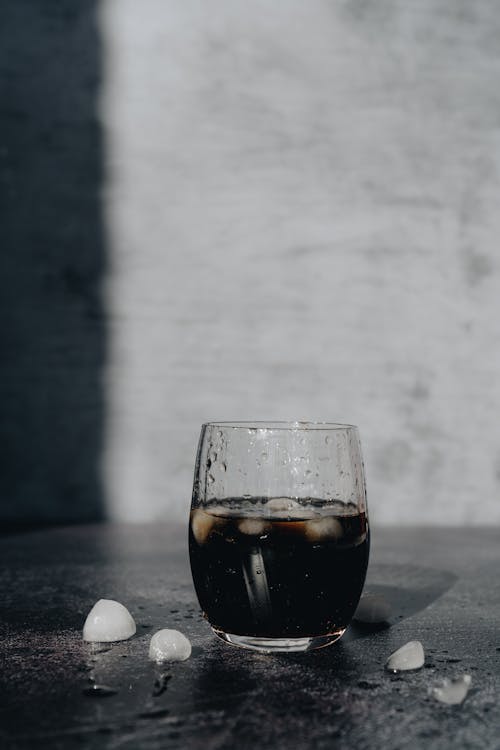 Photo Of Black Liquid On Glass