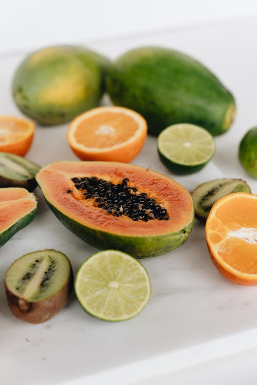 Free Close-Up Photo Of Sliced Fruits Stock Photo