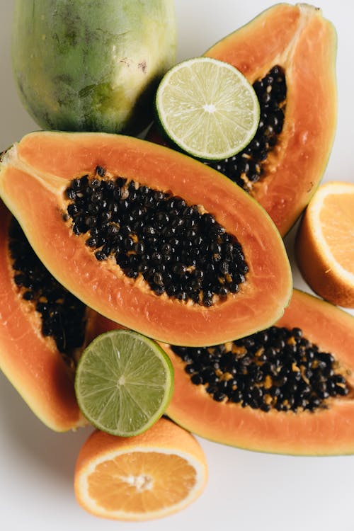 Close-Up Photo Of Sliced Fruits