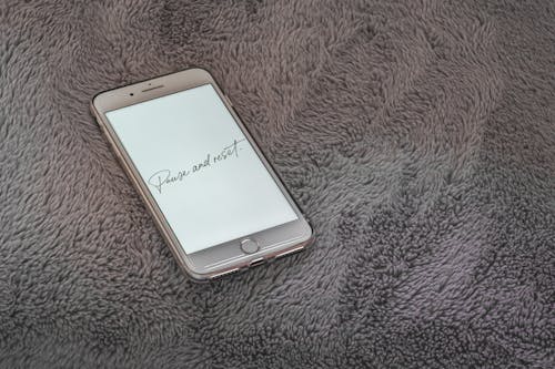 Free  Iphone 6 on Gray Textile Stock Photo