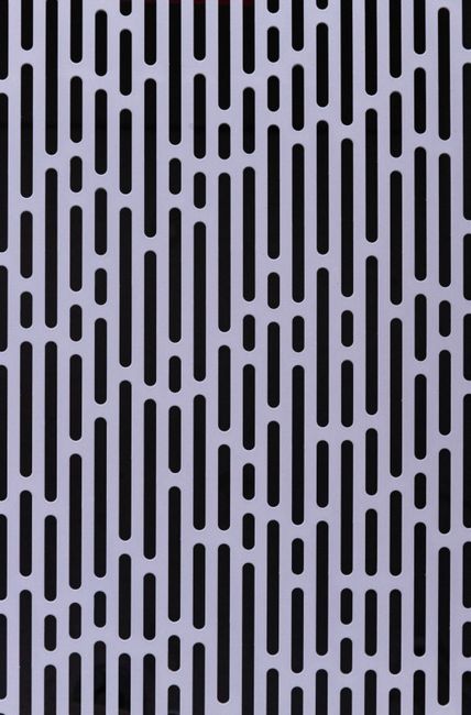 Simple abstract background of decorative concrete wall with geometric linear design in white color