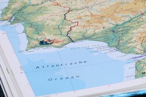 Free Close-up Photography Of A Map Stock Photo