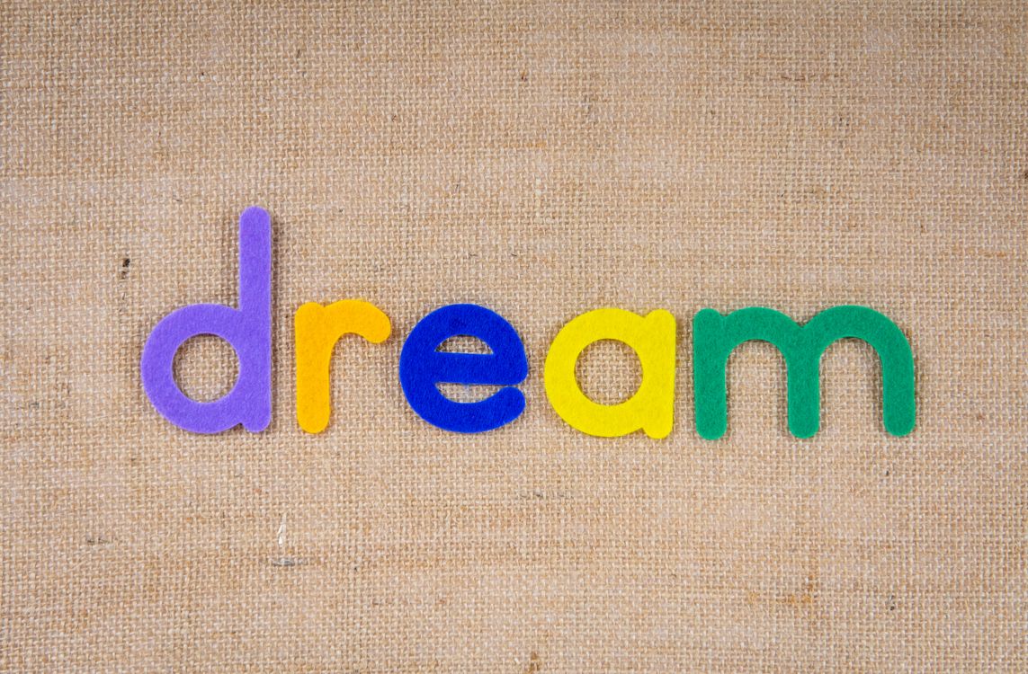 Colorful Dream Text · Free Stock Photo