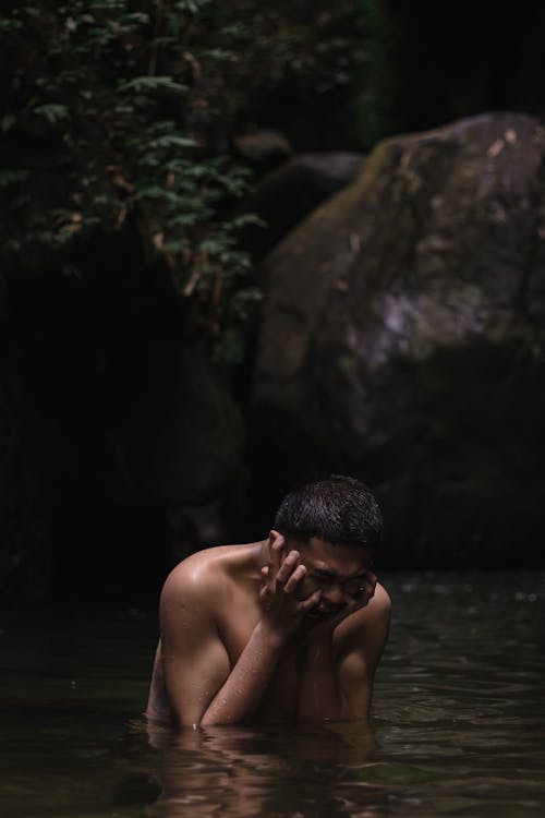 A Screaming Man in the Water