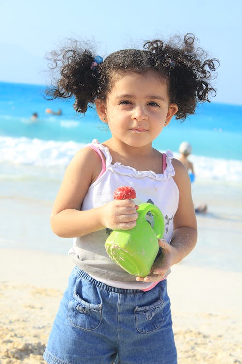 Free Photo Of Girl In White Tank Top Stock Photo