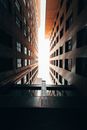 明尼阿波利斯市中心现代摩天大楼以独特的低视角展现了城市设计
