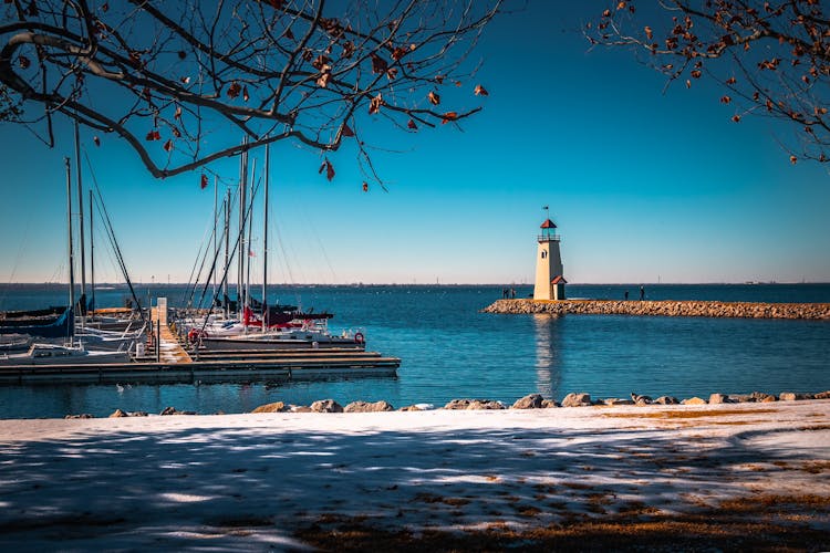 Scenic Shot Of Lake Hefner