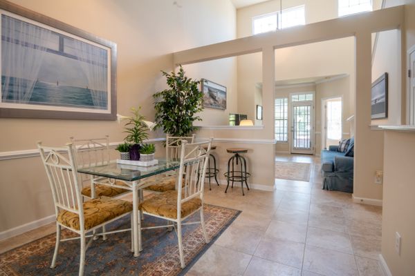 Dining room off the entry hall — photo by Curtis Adams on Pexels